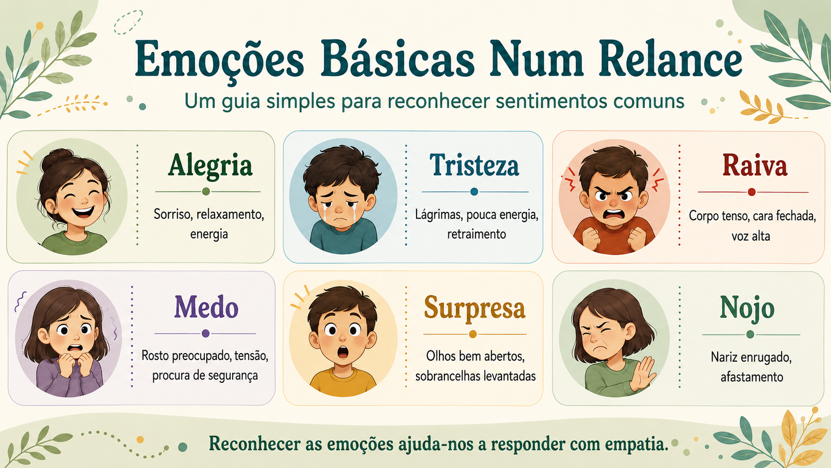Emoções Básicas em Resumo
